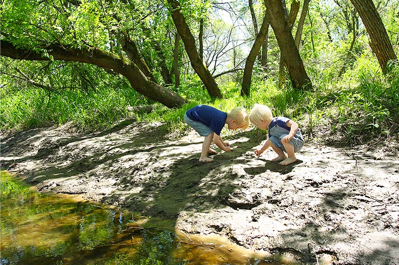 kamperen bij een rivier